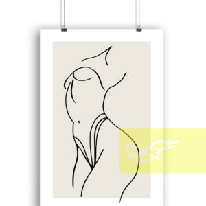 Abstract Art Sensual Woman