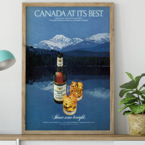 Advertising Poster Canadian Mist 1982