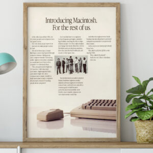 Advertizing Brochure Apple Poster