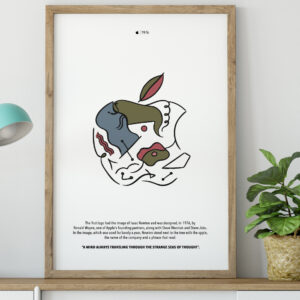 Apple 1976 Logo Poster