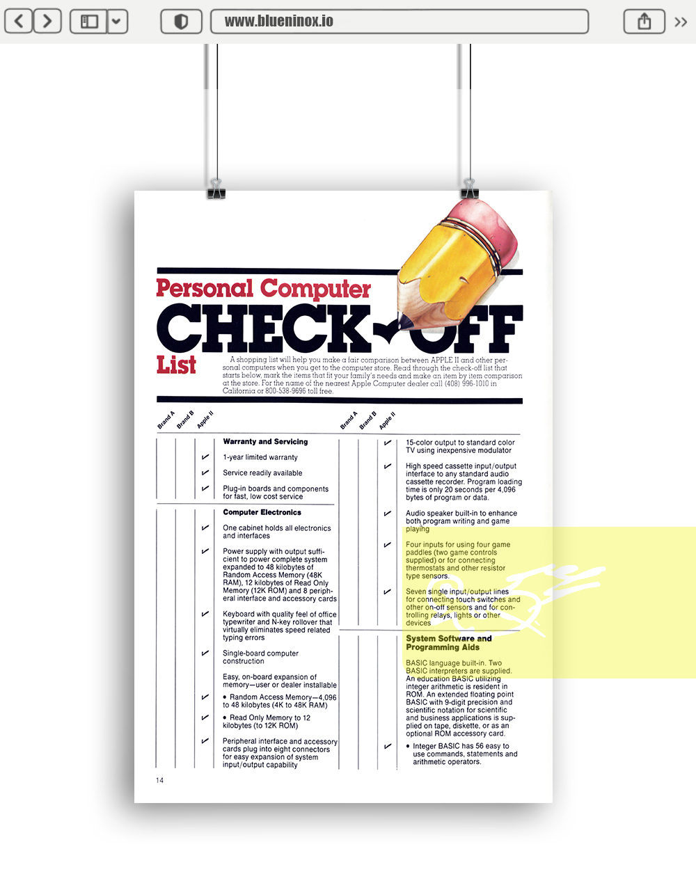Apple Check Off