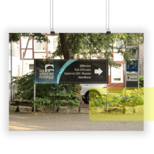 Bad Hersfelder Stiftsruine Sign