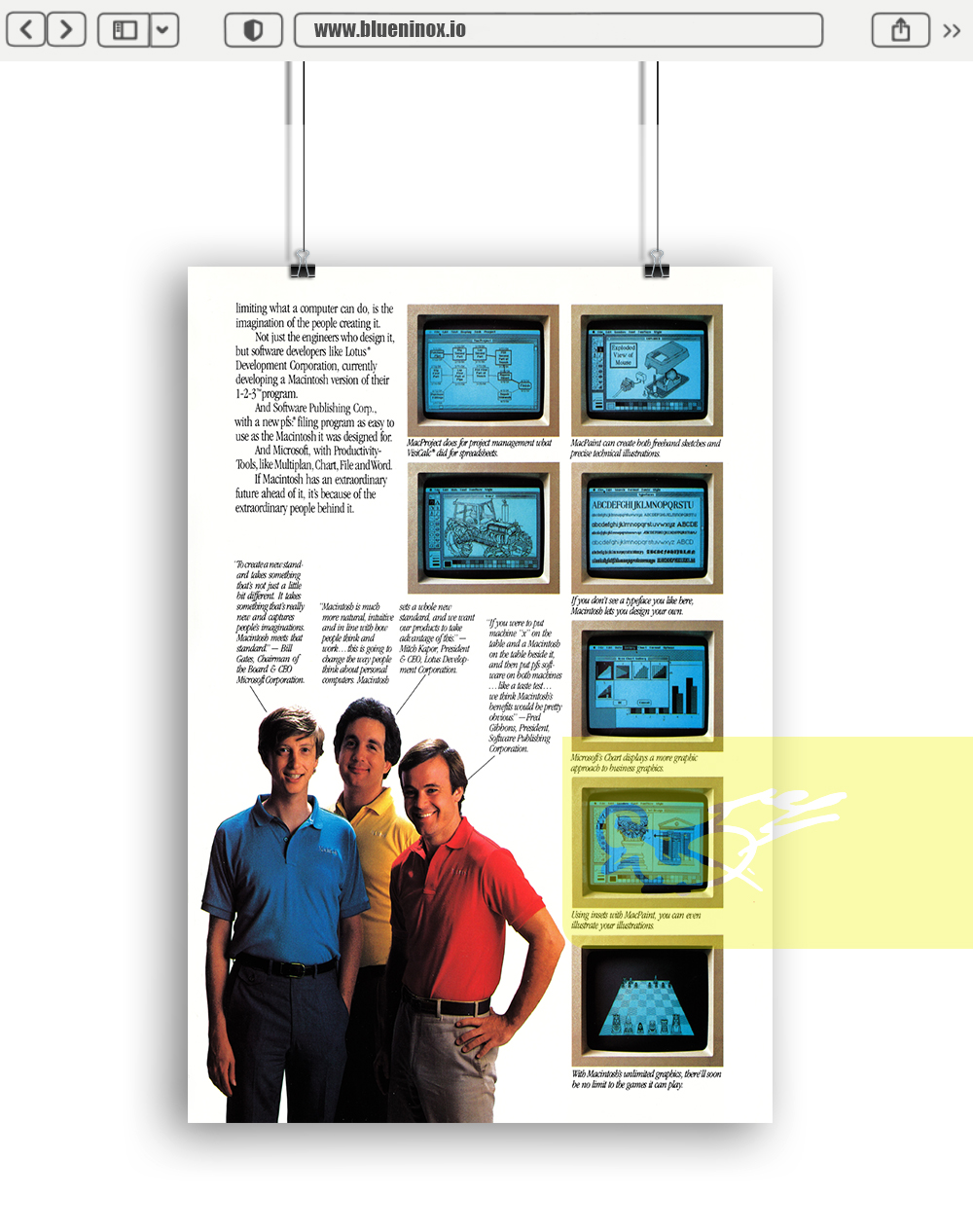 Brochure Macintosh 1983