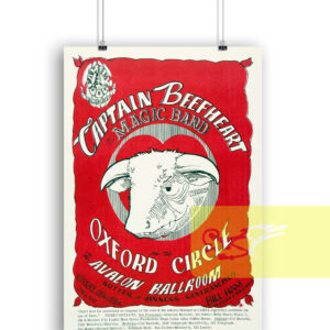 Captain Beefheart Magic Band 1966 Concert Poster