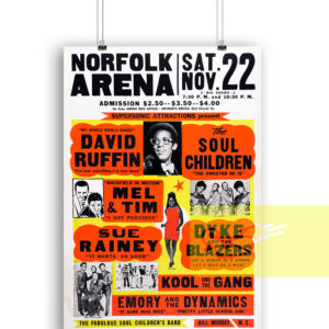 David Ruffin Kool And The Gang Norfolk Arena 1969
