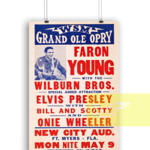 Elvis Presley 1955 Concert Poster