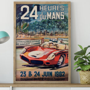 Event Poster 1962 24 Heures du Mans