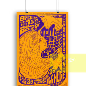 Fillmore Jimi Hendrix Jefferson Airplane 1967