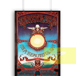 Grateful Dead 1969 Hawaiian Aoxomoxoa Concert Poster