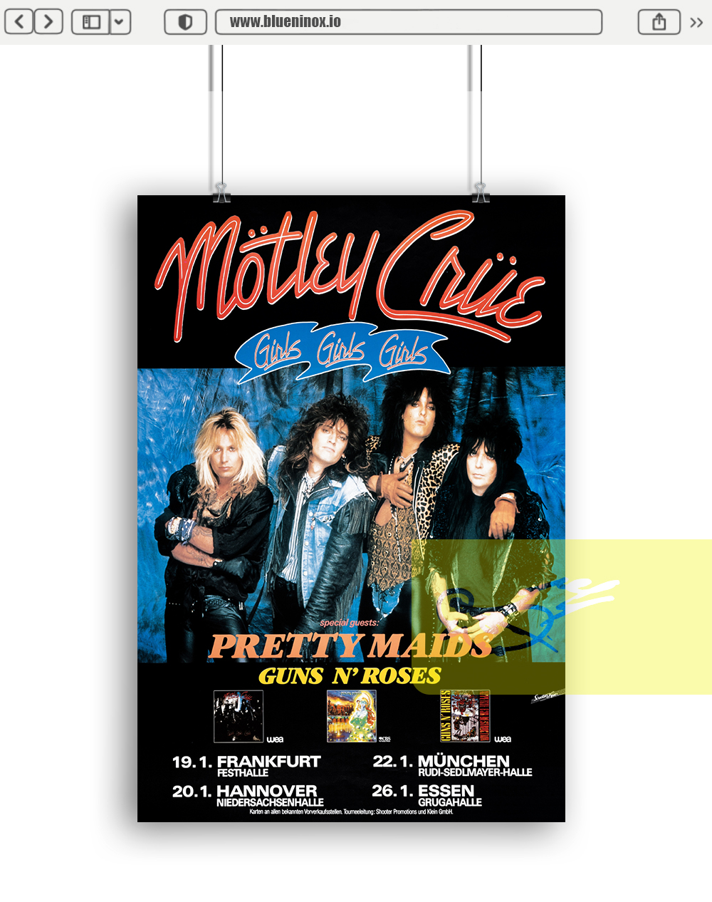 Guns N Roses 1988 German