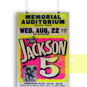 Jackson 5 Memorial Auditorium 1973