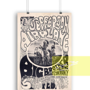 Jefferson Airplane 1966 Concert Poster