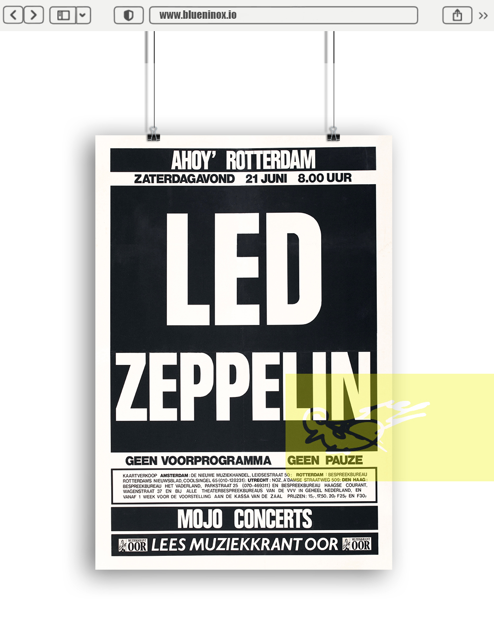 Led Zeppelin 1980 Rotterdam