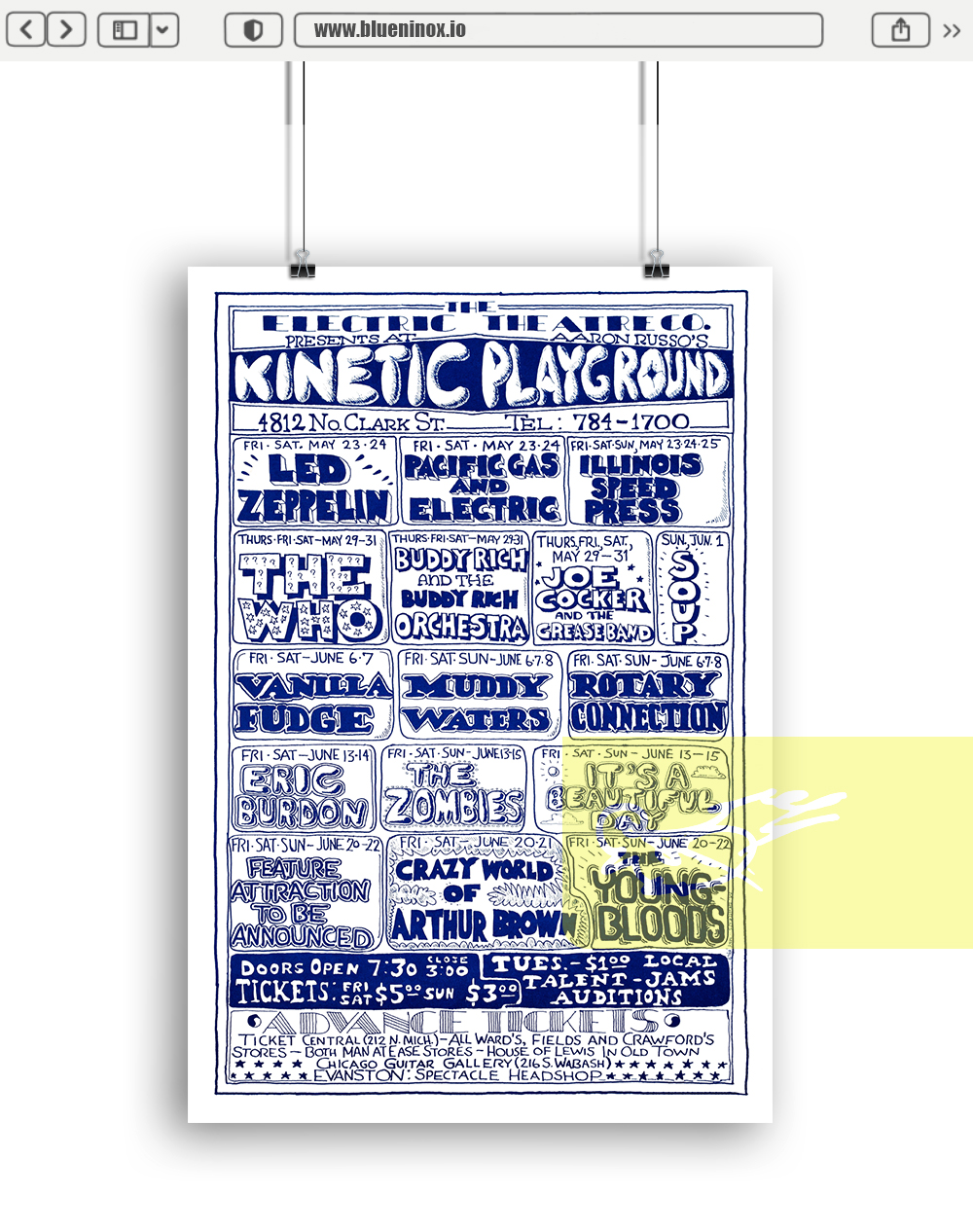 Led Zeppelin, The Who 1969