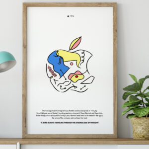 Logo Apple 1976 Poster