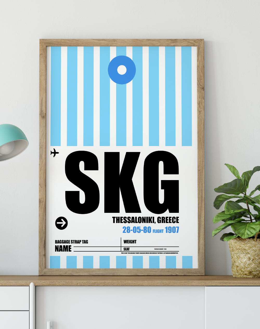 Luggage Tags Thessaloniki Poster