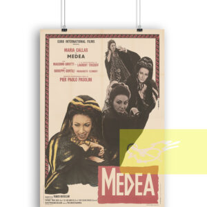 Medea Poster Maria Callas 1969 Italy