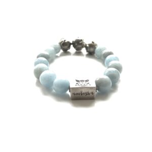 Silver Aqua Marine Bracelet