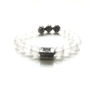 Silver Crystal White Bracelet