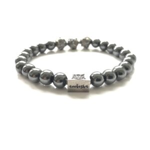 Silver Hematite Bracelet