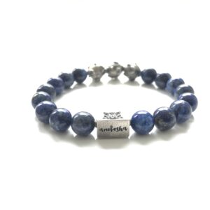 Silver Lapis Bracelet