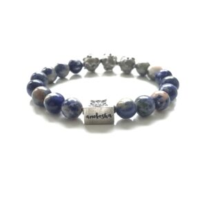 Silver Sodalite Bracelet