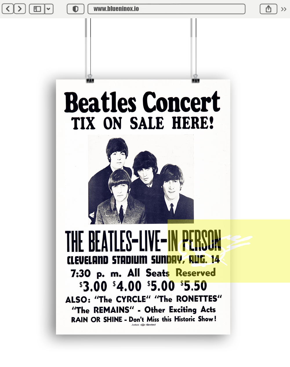 The Beatles 1966 Cleveland