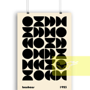 Bauhaus Black and White Geometric Exhibition