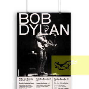 Bob Dylan 1965 San Francisco Poster