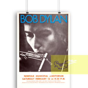 Bob Dylan 1966 Norfolk Poster