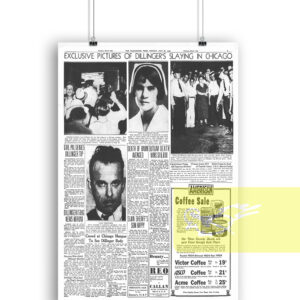 Exclusive Pictures of Dillingers Slaying in Chicago