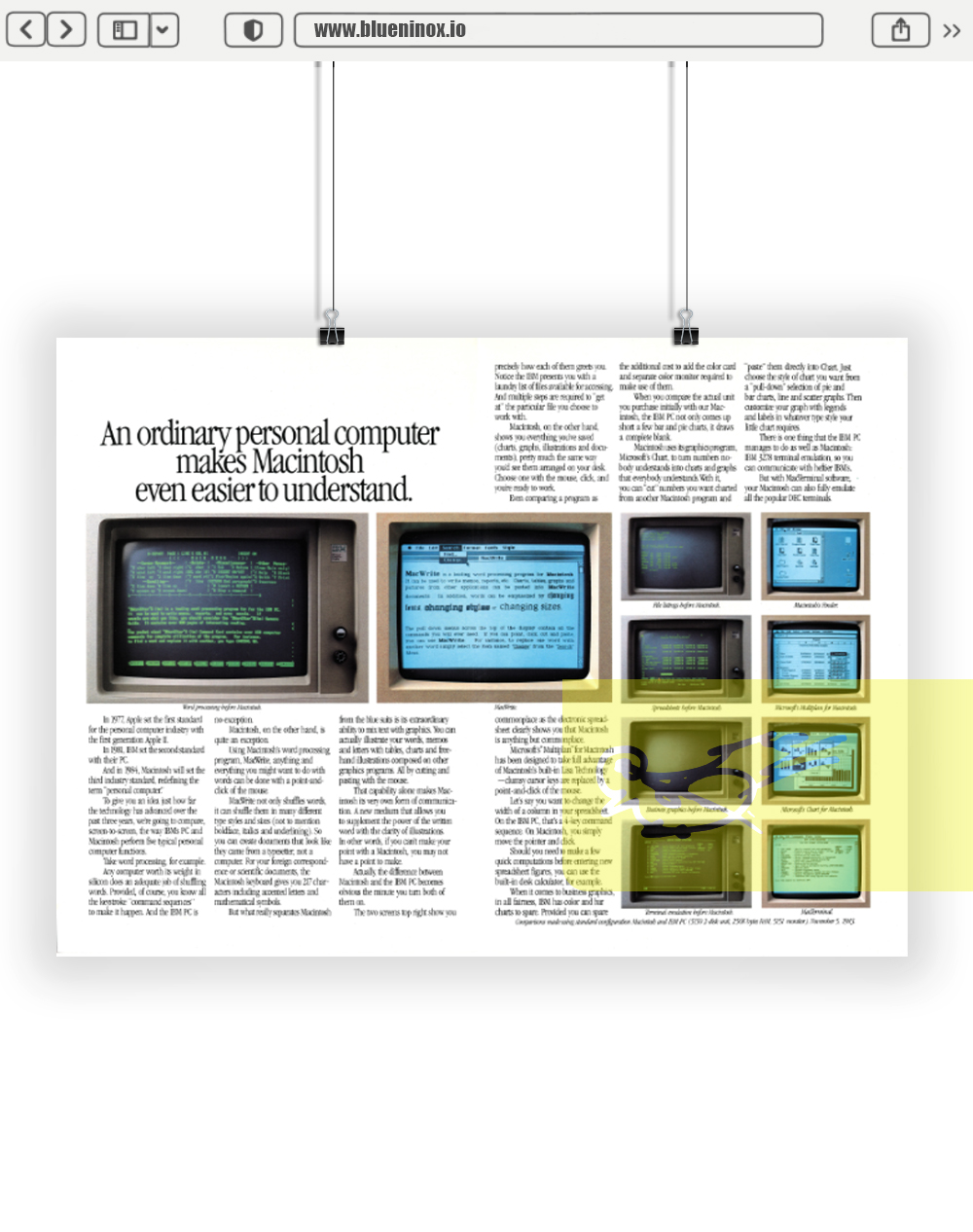 Macintosh Brochure 1983