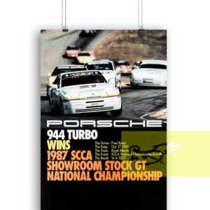 Porsche 944 SCCA Showroom Stock GT National Championship 1987