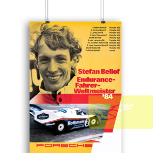 Porsche Stefan Bellog Endurance Fahrer Weltmeister 1984