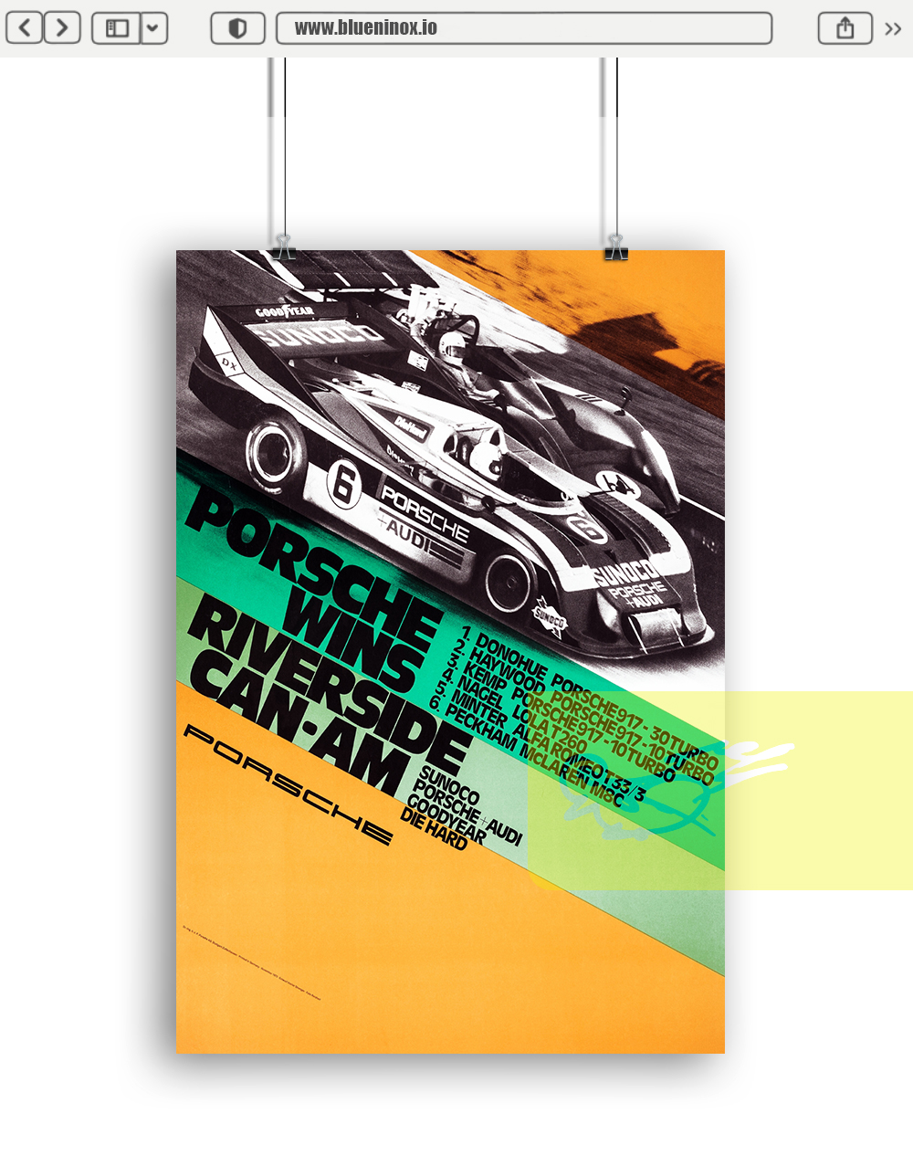 Porsche Wins Riverside Can-Am 1973