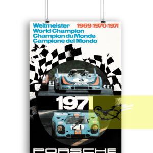 Porsche World Champion 1969 1970 1971