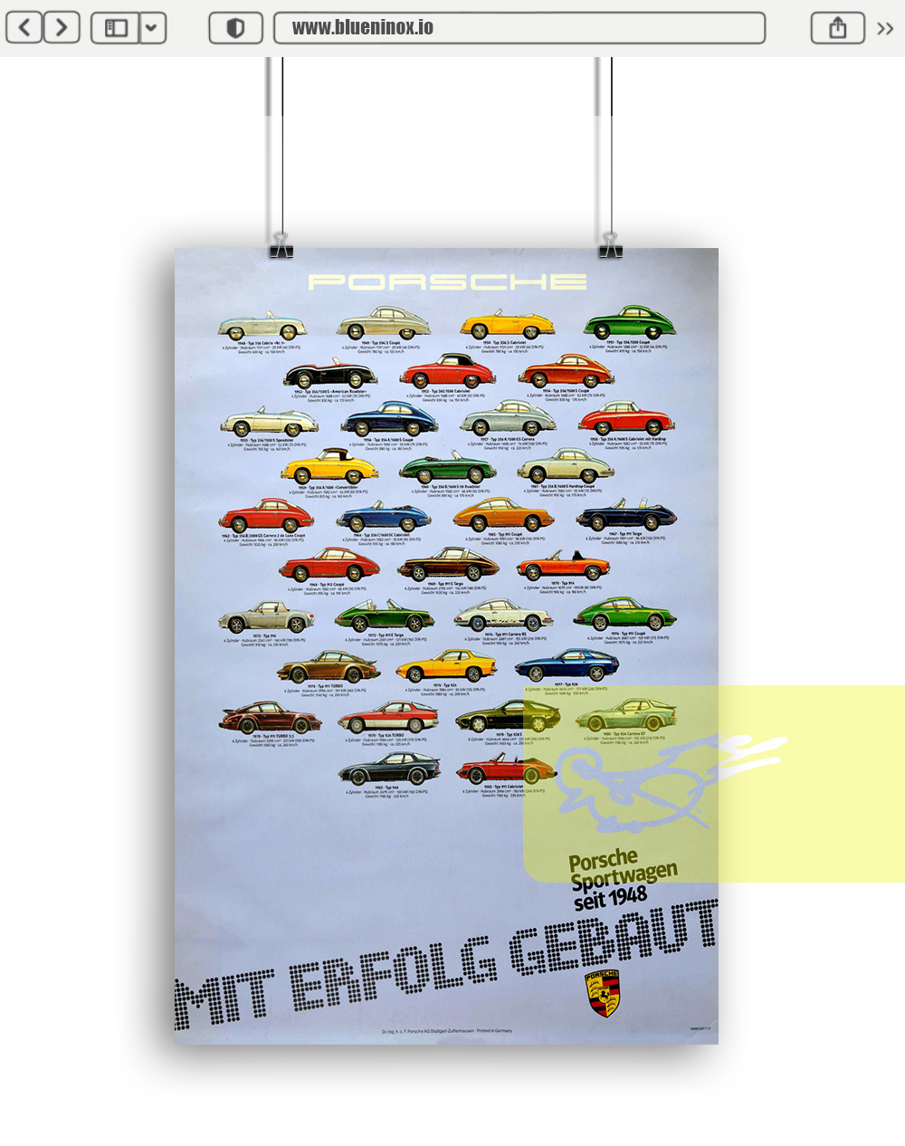 Porsche sports cars built successfully since 1948