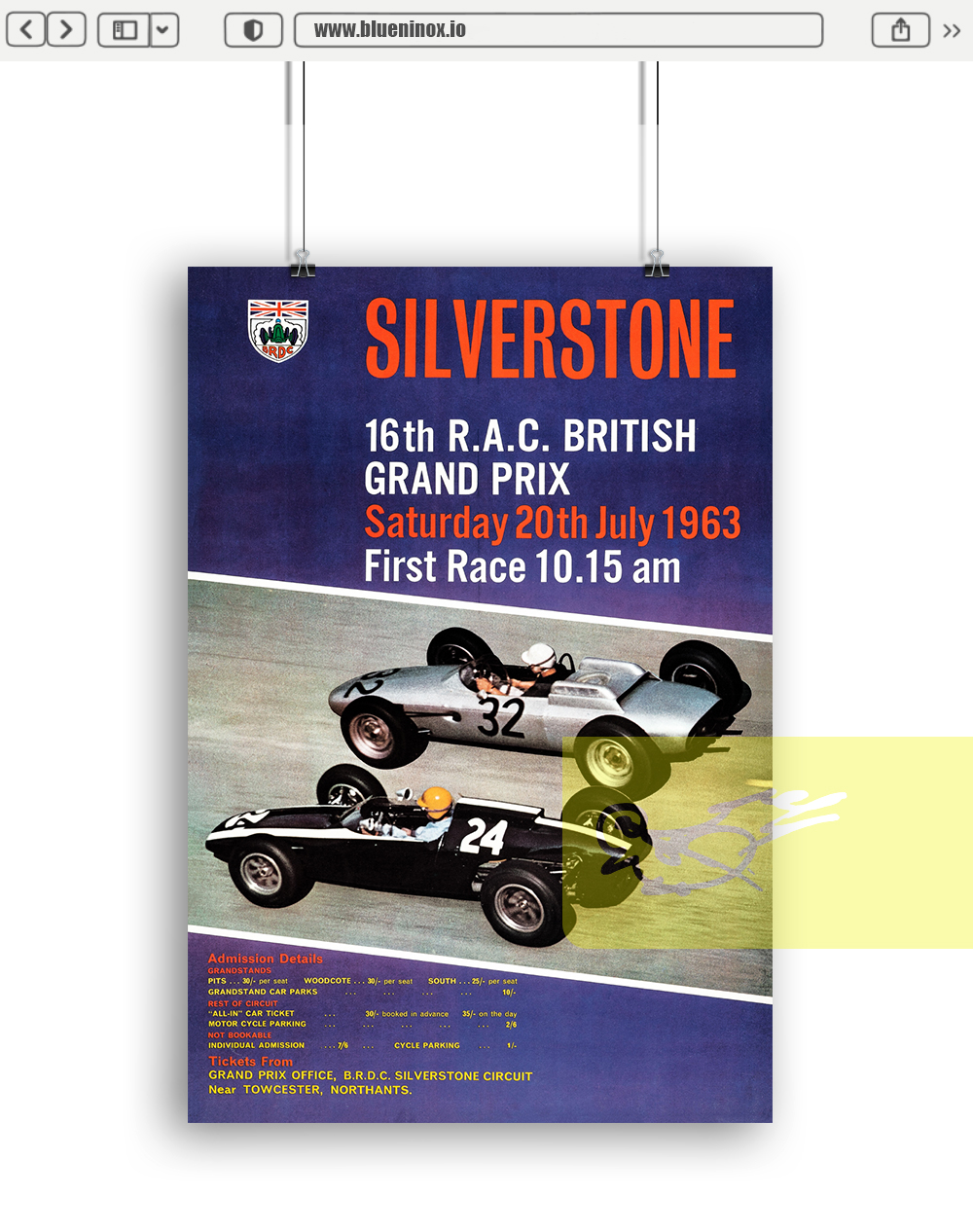 Silverstone 16th R.A.C. British Grand Prix 1963