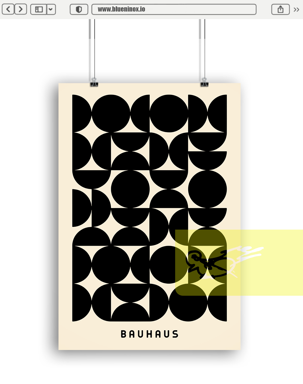 Wall Art Bauhaus Exhibition Poster