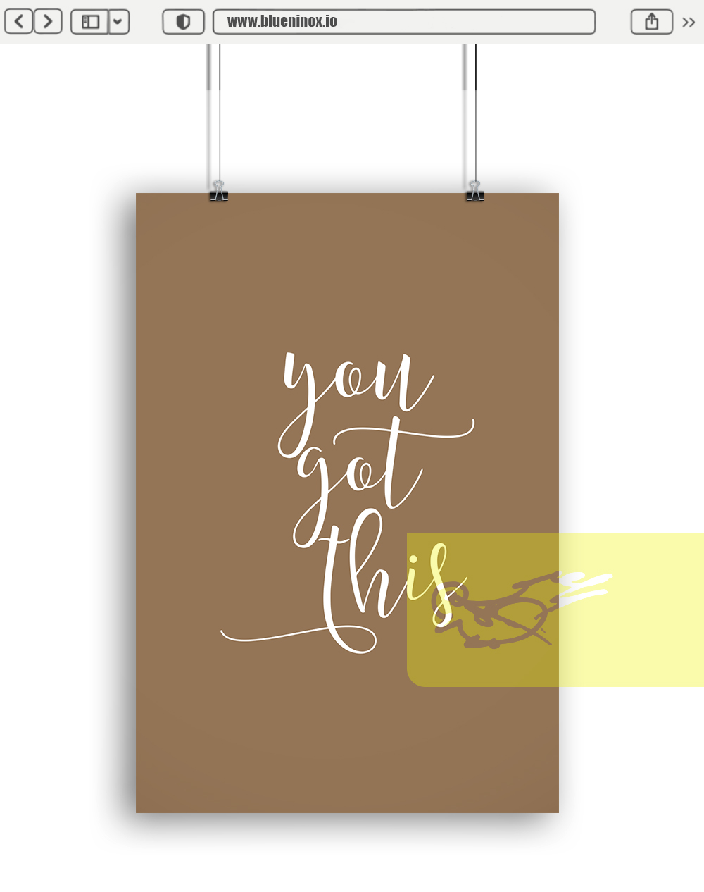 You got this Quote Wall Art