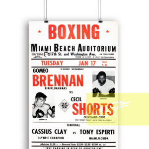 1961 Cassius Clay Muhammad Ali vs Tony Esperti