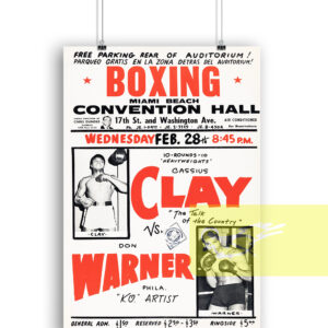 1962 Cassius Clay Muhammad Ali vs Don Warner