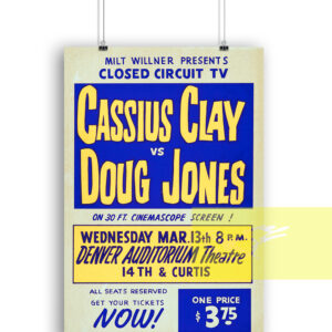 1963 Cassius Clay Muhammad Ali vs Doug Jones