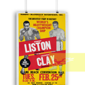 1964 Cassius Clay vs Sonny Liston