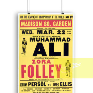 1967 Muhammad Ali vs Zora Folley