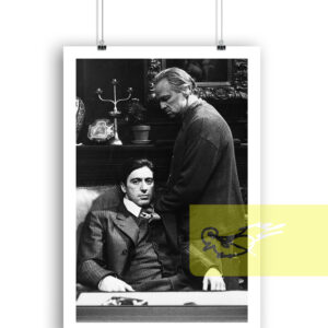 Photo Marlon Brando and Al Pacino