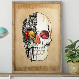 Skull ART poster