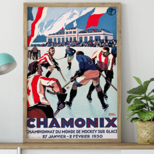 Chamonix Travel Poster