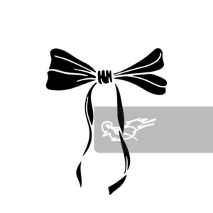Digital Download Ribbon Bow in EPS Format