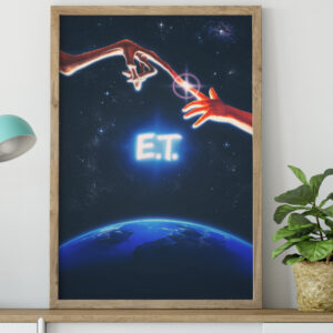 E.T. movie poster on its first release in 1982